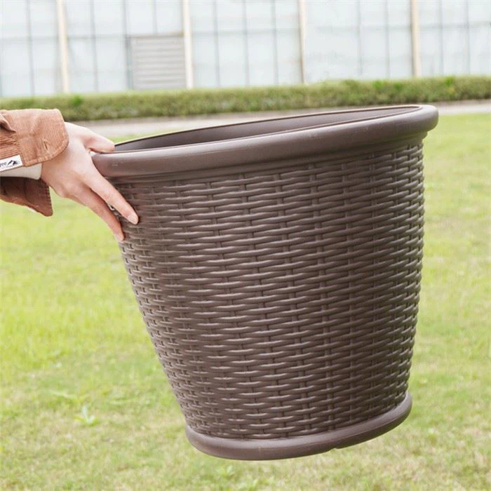 Large Wicker Planters